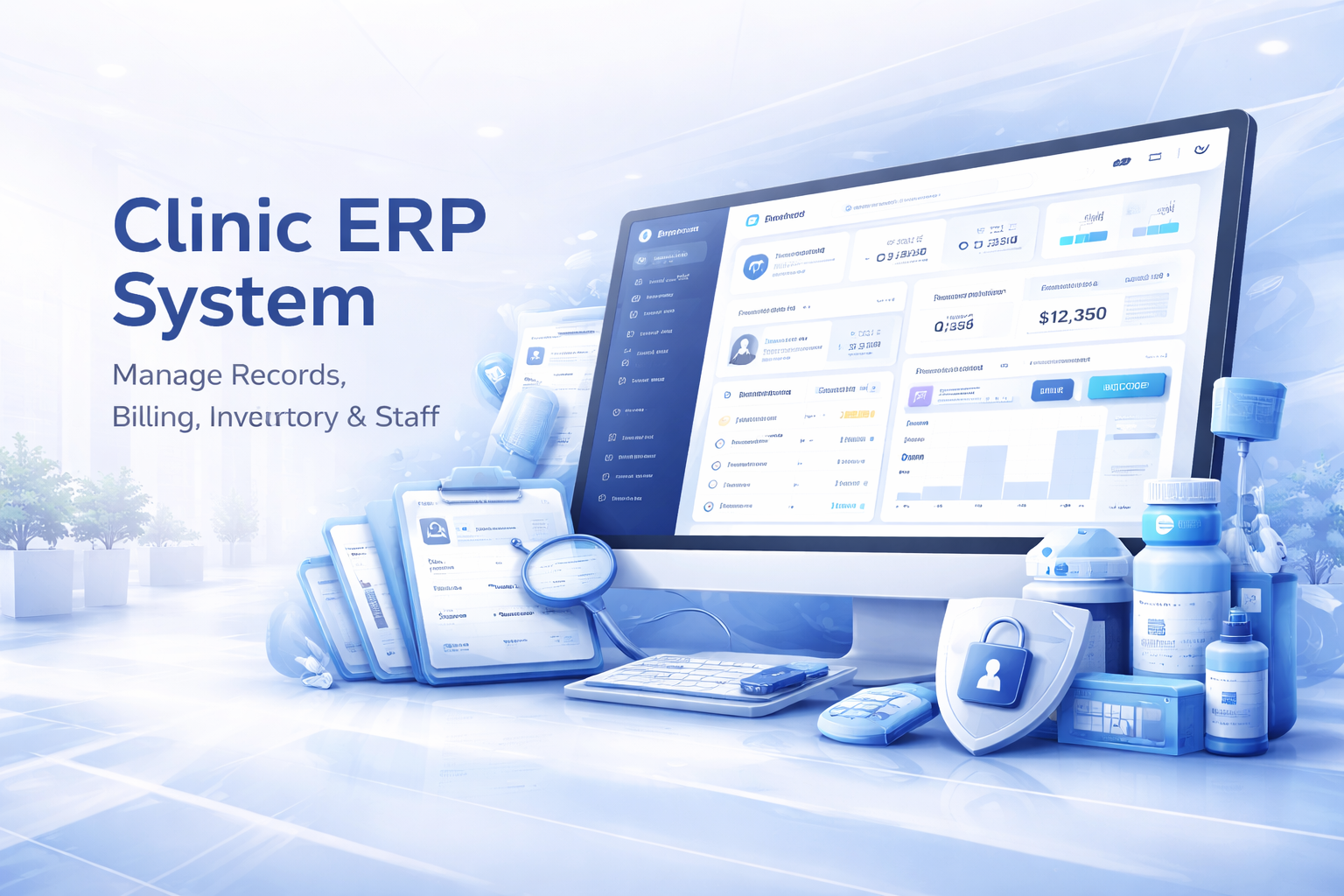 ERP Dashboard Preview